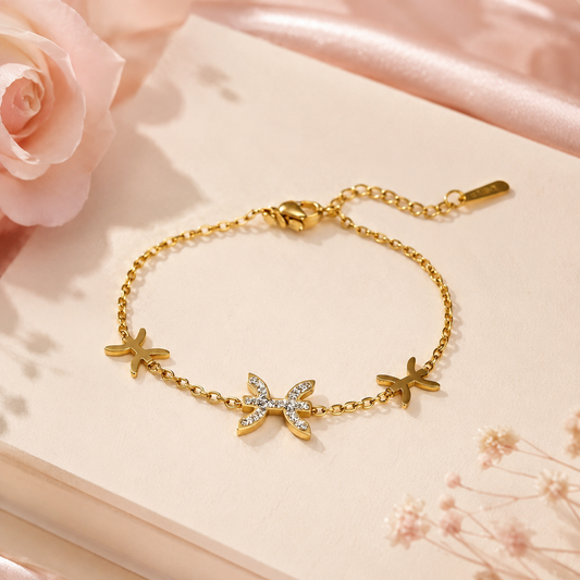 Bracelet berbère doré – Bijou amazigh pour femme